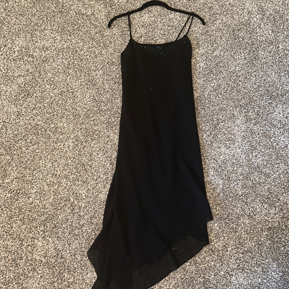 Stunning mid length black dress